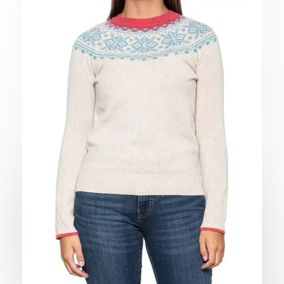 tabitha webb Sweaters - TABITHA WEBB Wool Fair Isle Crewneck SZ XL